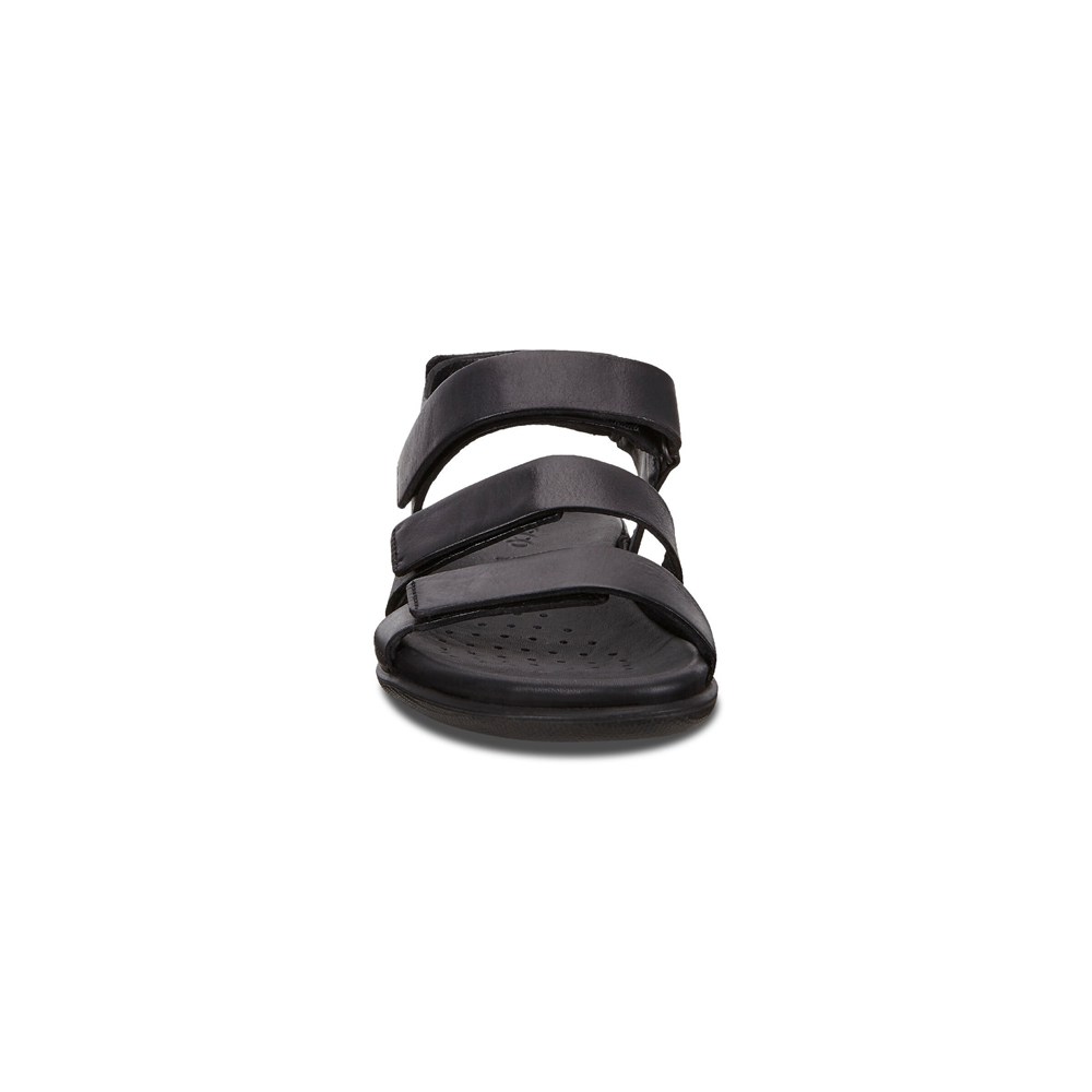 Womens Sandals - ECCO Flash Flat - Black - 7129UXNDV